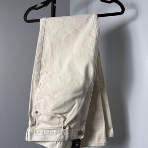 H&M Cream Slim Men Jeans